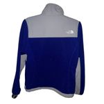 The North Face The Jacket Womens Small Blue Purple Grey Fleece Polartec Denali Coat Photo 1