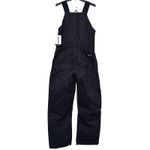 Berne Workwear Insulated Bib Overall Black Canvas Womens Medium Tall Utility Size undefined Photo 1