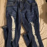 Romwe Ripped Skinny Jeans Photo 0