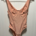 We are HAH x Free People NWT Eyes on Top Bustier Bodysuit in Copper Rose Sz M Pink Size M Photo 0