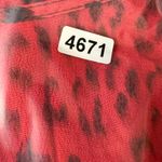 Sanctuary  Red Leopard‎ Print Wrap Dress Flutter Sleeve Digital Party M Photo 10