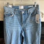 True Craft High Ride Straight Jeans Light Wash Denim Distressed  Womens 6 New Photo 2