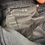 MOTHER Jeans Pixie Swooner Skimp Black Women’s Size 30 Skinny Leg Button Fly Photo 4