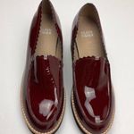 Eileen Fisher Harria Patent Platform Loafer Womens Size 5M 5 Medium Burgundy NEW Photo 1