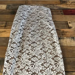 Jessica Howard  Tan and‎ White Lace Short Sleeve Dress Size 10 Photo 5