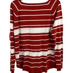 Pink Clover  Sweater XL Red with White Stripe New Photo 1