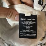 Isabel Marant  Etoile Sireny Dress Cream Ecru Floral Multi Cotton Puff Sleeve 8 Photo 5