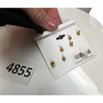 Nickle free sensitive ears set of 3 stud earrings set NWT Blue Photo 2