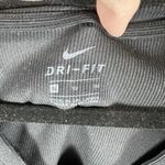 Nike  XL Womens Dri Fit Luxe Henley Bodysuit Cut Out Black Long Sleeve‎ Athletic Photo 3