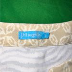 J. McLaughlin Beige and White Patterned Dress size Small Photo 4