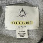 Aerie Offline by Oversized Hoodie Womens XS Gray Cotton Athleisure Cozy Lounge Photo 3