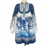 Farm Rio Off-White Palm Tree Beach Tropical Mini
Dress Size Medium Photo 0