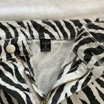 SheIn Denim Zebra Skirt Photo 4