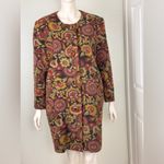 Unbranded 1960s Floral Tapestry Swing Coat | small/medium Pink Photo 3