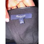 Madewell  Dress Women 4 Black Gold Shimmer Fit‎ And Flare Mini Party Whimsigoth Photo 9