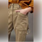 Anthropologie Maeve Olive Tan Turner Cargo Utility Pants Size 26P Photo 2