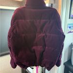 Levi's  Deep maroon cranberry Zoe corduroy Puffer Jacket size Small Photo 1