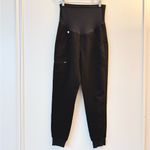 FIGS Zamora XXS/P Maternity Jogger Scrub Pants in black Photo 2