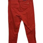 Tommy Hilfiger  Orange Ankle Straight Leg  Chino Pants Size 6 NWT Prep Academia Photo 3