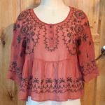 Free People Pennies Sequel Embrdrd Top VGUC XS Photo 6