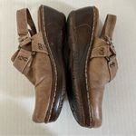 Bare traps quinella Clog sling back wedge heel size 6 brown vegan leather Photo 3