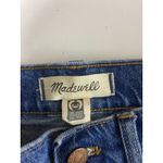 Madewell ‎ The Perfect Jean Short Size 27 High Rise Raw Hem Cut Off Blue Denim Photo 2