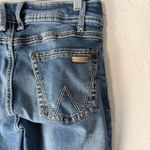 Wrangler  Women's Blue Wash Bootcut Jeans Low Rise Denim Size 3/4 Tall Western Photo 8