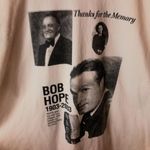 Vintage Y2K Bob Hope Thanks For The Memories T Shirt White XL Extra Large Solid Photo 4
