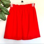 J.Crew Linen Sidewalk Smocked Waist Mini Skirt 00 Photo 4
