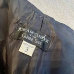 Jessica McClintock Vintage 80s  Gunne Sax Prom Dress Strapless Metallic Gray sz3 Photo 2