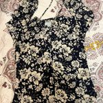 Veronica M  Navy and Cream Floral Top Photo 1