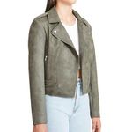 BB Dakota STEVE MADDEN VEGAN FAUX SUEDE MOTO JACKET Photo 2