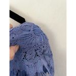 Preston & York Blue Lace Short Sleeve Knee Length Dress Women’s Size 12 Photo 4