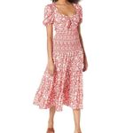 Likely Avra Dress in Bittersweet Red and White Floral 8 Photo 4