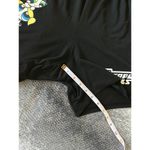 Romwe Powerpuff Girls Cartoon Letter Graphic Biker Black Shorts Plus Size 3XL Photo 10