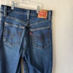 Levi's  Ribcage Straight Ankle Womens Jeans Size‎ 28 Button Fly Blue Denim Photo 6