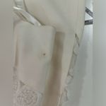 Antonio Melani  Ivory and White Floral Lace Structured Sheath Dress 10 Photo 8