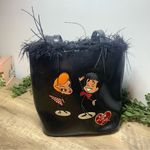 Black I Love Lucy Mini Bag Purse Collectible TV Show Feathers Photo 0
