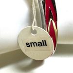 Lia Sophia Fuchsia Pink Silver Tone Chevron Stretch Bracelet Photo 4