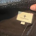 Tuckernuck NWT  metallic tweed jasper cropped button down size L Photo 8