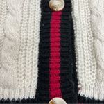 Cider  knit monogram W small cardigan preppy button down sweater Photo 9