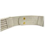 Roberto Cavalli Vintage 80's  M / 37"  Woven Braided Gold Accent Wide Belt Photo 5