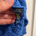 Ralph Lauren Polo  Blue Tag Blue Cable Knit 100% Cotton Sweater Size Small Photo 3