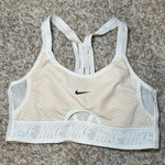 Nike  Women's Cream and White Sports Bra Photo 0