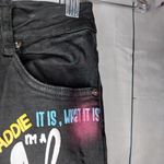 Red Fox  Graphic distressed Jeans Size 1 Photo 8