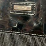 Versace Parfums Black Patent Leather XL Tote Bag Large Shopper •Designer Handbag Photo 1