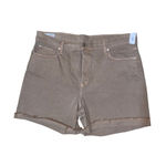 Gap  Cheeky Midi Short High Rise Cuffed button fly Khaki jean shorts 35/20R NWTs Photo 71