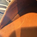 Patina Suede Block Heel Mary Jane Shoes Closed Toe Size 10 Tan Photo 6