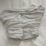 Salty White Mesh Corset Top Photo 0