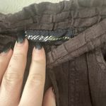 Miss Sixty  Brown Linen Joggers Y2K Size 25 Photo 5